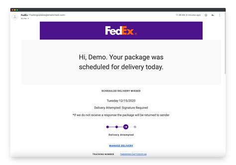 fedex phishing mail